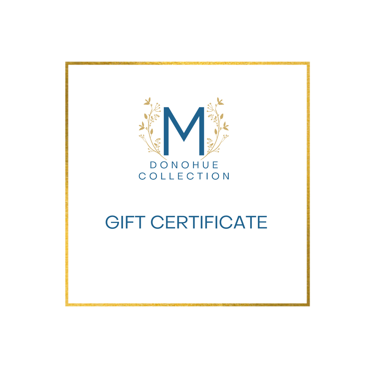 GIFT CERTIFICATE