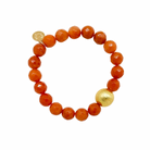 burnt orange stretch bracelet_m donohue collection