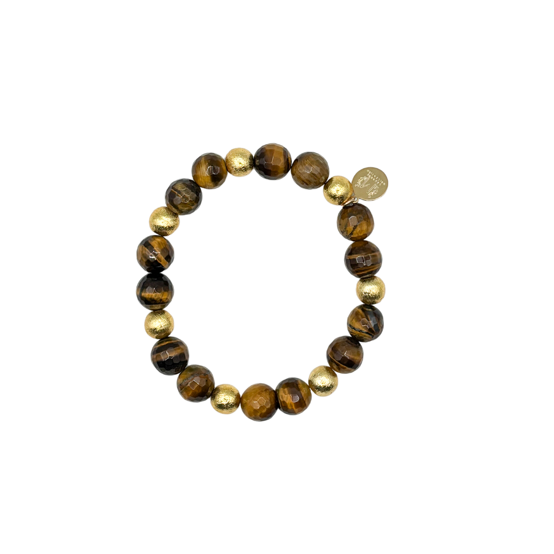 tigers eye and gold stretch bracelet_m donohue collection