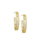 18k gold-plated brass hoop earrings_m donohue collection